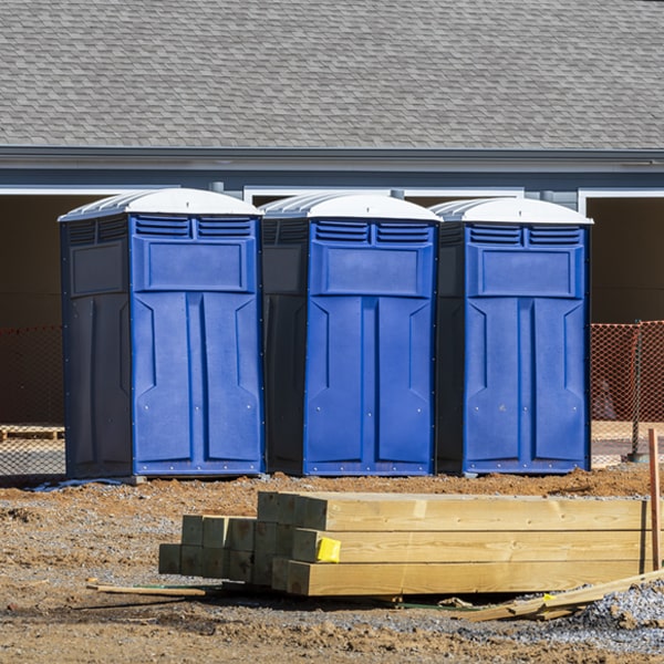 what is the maximum capacity for a single portable restroom in New Salem